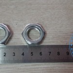 Đai ốc ecu Nuts M16 mỏng 8mm bước ren 2